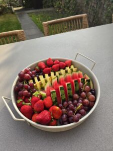 Fruit borrelplank
