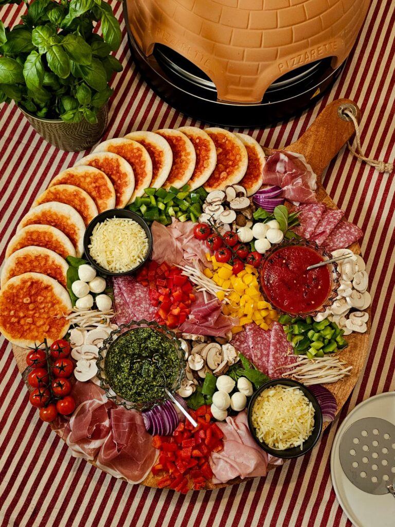 Italiaanse pizzaplank