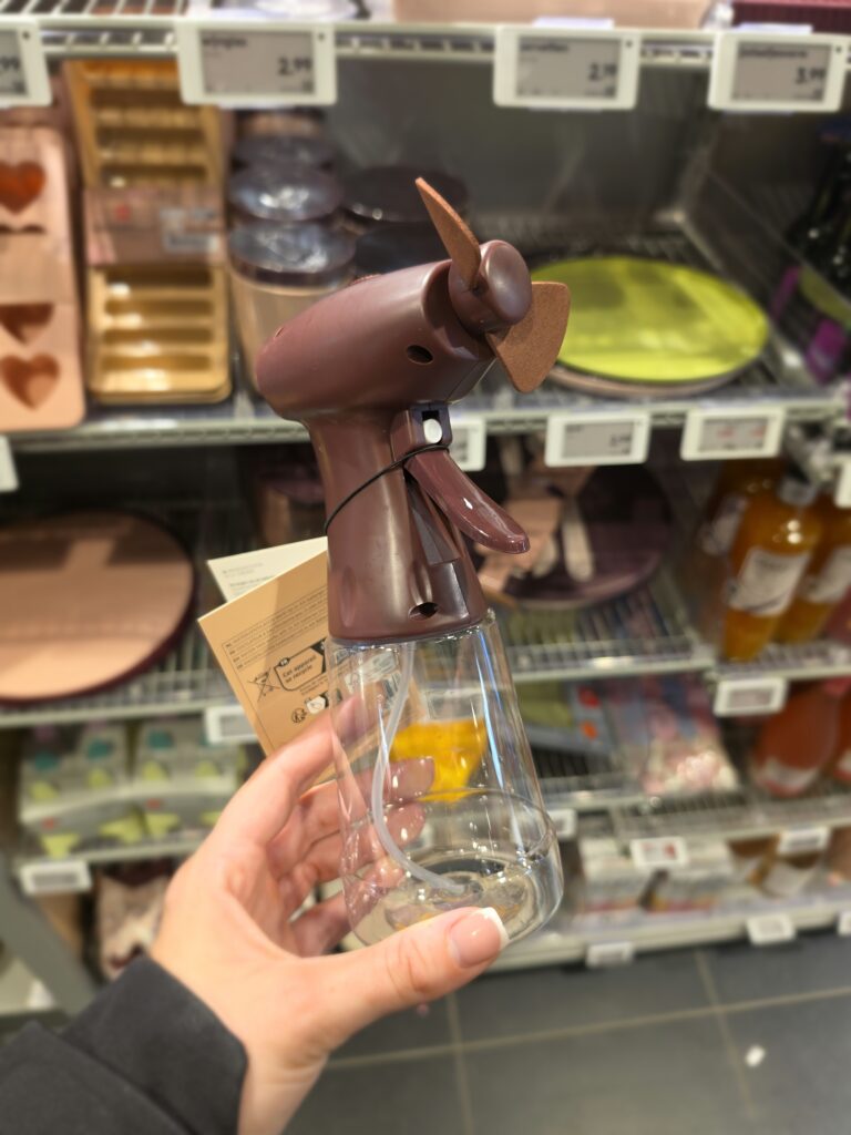 Handventilator waterspray
