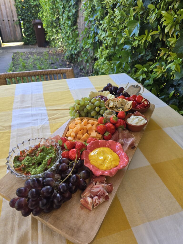 Zomerse borrelplank