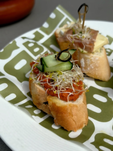 Pinchos filet americain